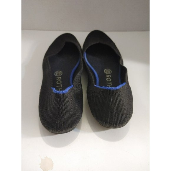 Rothy's The Flat Ballet Black Solid Textile Comfort Women’s US 7.5 - Picture 11 of 13